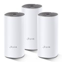 TP-Link Deco E4 (3-pack) Dual-band (2.4 GHz/5 GHz) Wi-Fi 5 (802.11ac) Biały, Szary 2 Wewnętrzne TP-LINK