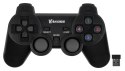 VAKOSS GAMEPAD BEZPRZEWODOWY USB Z FUNKCJĄ DUAL SHOCK, PC/PS3, TRYB CYFROWY I ANALOGOWY, GP-4705BK CZARNY VAKOSS