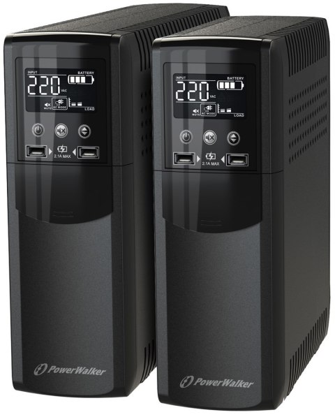Zasilacz awaryjny UPS POWER WALKER VI 600 CSW FR (Desktop; 600VA) POWER WALKER