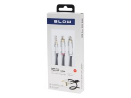 Connector Plug 3.5st-2xrca 1.5m Metal Blow