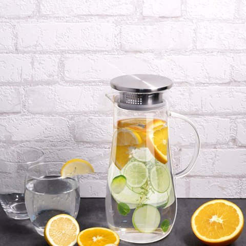 Alpina - Karafka z uchwytem ze szkła borokrzemowego 1.4 l Alpina