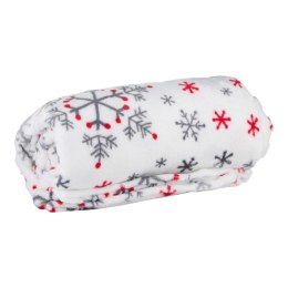 Arti Casa - Koc flanelowy świąteczny 150x200 cm (Biały) Arti Casa