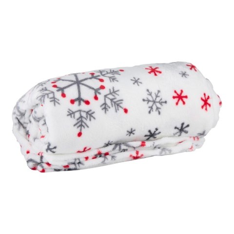 Arti Casa - Koc flanelowy świąteczny 150x200 cm (Biały) Arti Casa