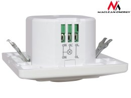 Czujnik ruchu Maclean, mikrofalowy do puszki, zasięg 5m-15m, 1200W, MCE132 Maclean