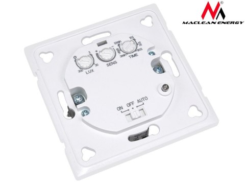 Czujnik ruchu Maclean, mikrofalowy do puszki, zasięg 5m-15m, 1200W, MCE132 Maclean