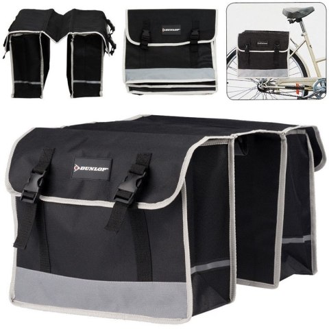 Dunlop - Torba / sakwa rowerowa podwójna na bagażnik Dunlop