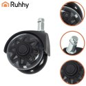 Kółka do fotela obrotowego czarne 5szt. Ruhhy26294 RUHHY