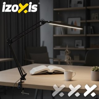 Lampka biurkowa kreślarska 2w1 Izoxis 26357 IZOXIS