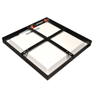 Panel led Chris 400*400 20W 4000K czarny 150l