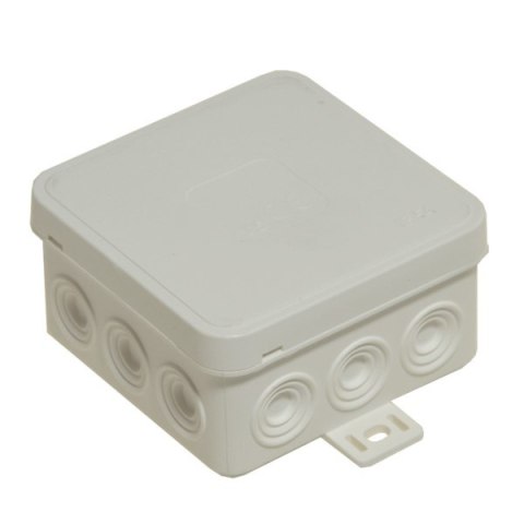 Puszka naścienna odgałęźna IP54 75x75x41 zatrzasko