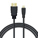 SAVIO KABEL HDMI (M) - MICRO HDMI (M), 2M, CZARNY, CL-40/M SAVIO