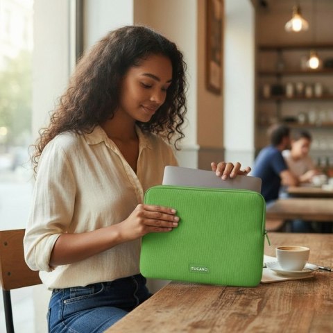 Tucano Colore2 - Pokrowiec MacBook Air 13" / Pro 13" / Laptop 12" (zielony) Tucano