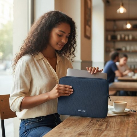 Tucano Colore2 - Pokrowiec MacBook Pro 15" / Laptop 14" / 13" (granatowy) Tucano