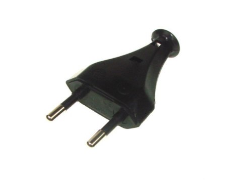 Wtyczka płaska składana czarna ZN-11