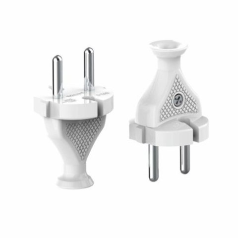 Wtyczka prosta rozbieralna 2p, 10A, 230V, Kl. II b