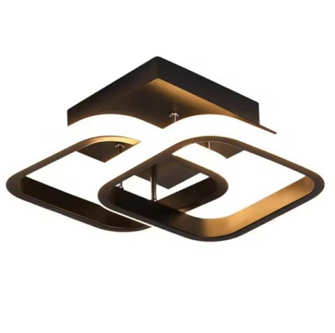 ZD117 Lampa wisząca plafon czarny 22w ATL