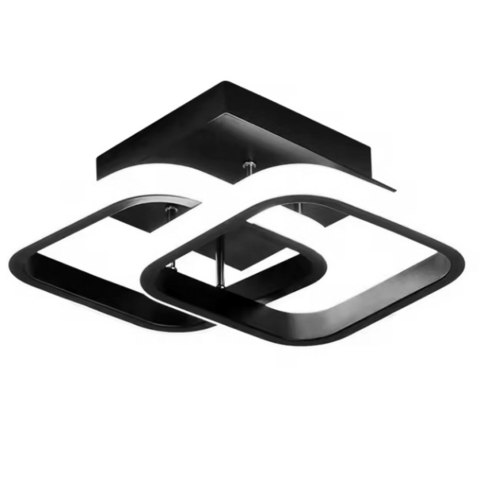 ZD117 Lampa wisząca plafon czarny 22w ATL