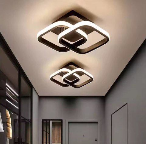 ZD117 Lampa wisząca plafon czarny 22w ATL