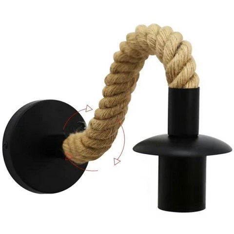 ZD151 Kinkiet lampa ścienna loft sznur ATL