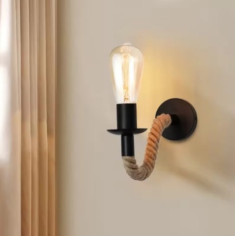 ZD151 Kinkiet lampa ścienna loft sznur ATL