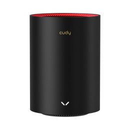 Cudy M3000 Dual-band (2.4 GHz/5 GHz) Wi-Fi 6 (802.11ax) Czarny, Czerwony 1 Wewnętrzny CUDY