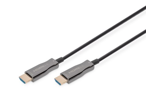 DIGITUS KABEL POŁĄCZENIOWY HYBRYDOWY AOC HDMI 2.0 PREMIUM HIGH SPEED 4K60HZ UHD HDMI A/HDMI A M/M CZARNY 20M AK-330125-200-S DIGITUS