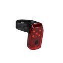 Dunlop - Lampka rowerowa tylna 5 LED z funkcją STOP K-Mark Dunlop