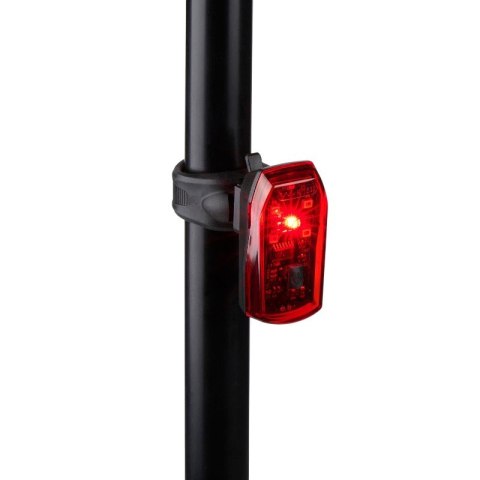 Dunlop - Lampka rowerowa tylna 5 LED z funkcją STOP K-Mark Dunlop