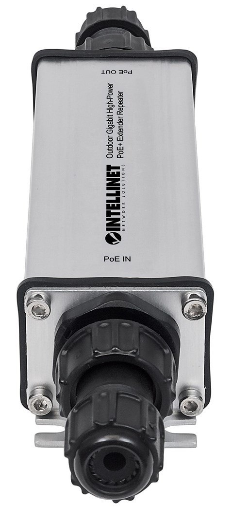 GIGABITOWY EXTENDER SYGNAŁU POE/POE+ 1-PORTOWY ZEWNĘTRZNY Intellinet