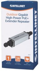 GIGABITOWY EXTENDER SYGNAŁU POE/POE+ 1-PORTOWY ZEWNĘTRZNY Intellinet