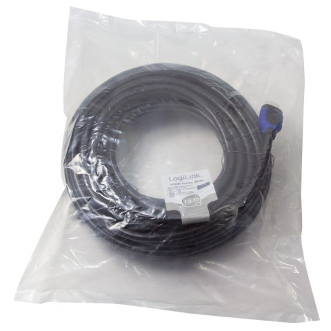 LogiLink CH0067 kabel HDMI 15 m HDMI Typu A (Standard) Czarny LogiLink