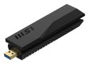MSI BE6500 WiFi7 USB Stick - Dongle adapter USB 3.2 Gen 1 (3.1 Gen 1) MSI
