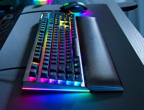 Mechaniczna klawiatura do gier Razer BlackWidow V4 X, żółty przełącznik, układ amerykański, przewodowy, czarny Razer No name