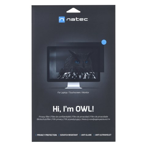 NATEC FILTR PRYWATYZUJĄCY OWL 15.6" 16:9 NFP-1475 NATEC