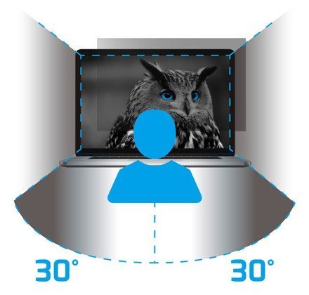 NATEC NFP-2287 filtr do ekranu 40,6 cm (16") Monitor/Laptop Bezramkowy filtr prywatności na wyswietlacz 2H NATEC