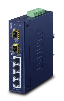 PLANET IGS-620TF łącza sieciowe Nie zarządzany Gigabit Ethernet (10/100/1000) Niebieski DIGITUS
