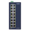 PLANET ISW-1600T łącza sieciowe Nie zarządzany Fast Ethernet (10/100) Niebieski Planet