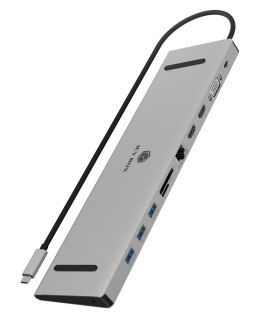 Stacja dokująca IcyBox USB-C -> HDMI/VGA/USB-A/USB-C/3,5mm RAIDSONIC