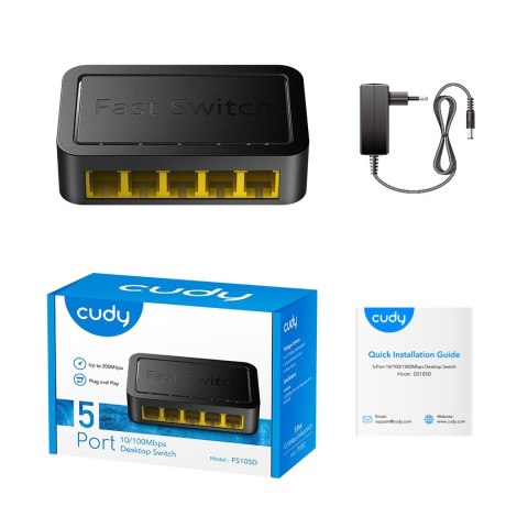 Switch CUDY FS105D 5-Port 10/100 CUDY