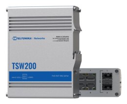 Switch Teltonika TSW200 x RJ45 1000Mb/s PoE+, 2x SFP, 240W Teltonika