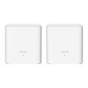 Tenda EX3 (2-pack) Dual-band (2.4 GHz/5 GHz) Wi-Fi 6 (802.11ax) Biały 1 Wewnętrzne Tenda