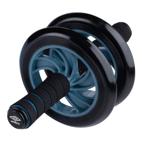 Umbro - Dwukołowy wałek do treningu mięśni brzucha z matą (Niebieski) Umbro