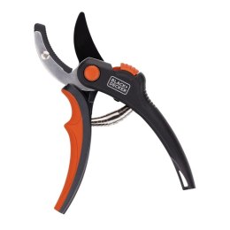Black&Decker - Sekator kowadełkowy / nożyce ogrodowe do kwiatów i żywopłotu ostrze ze stali hartowanej Black&Decker