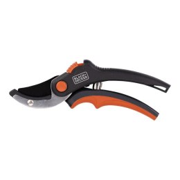 Black&Decker - Sekator kowadełkowy / nożyce ogrodowe do kwiatów i żywopłotu ostrze ze stali hartowanej Black&Decker