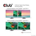CLUB3D SenseVision USB3.0 Dual Display Docking Station Club 3D