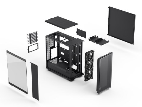 Epoch Black TG RGB Light tint FRACTAL DESIGN