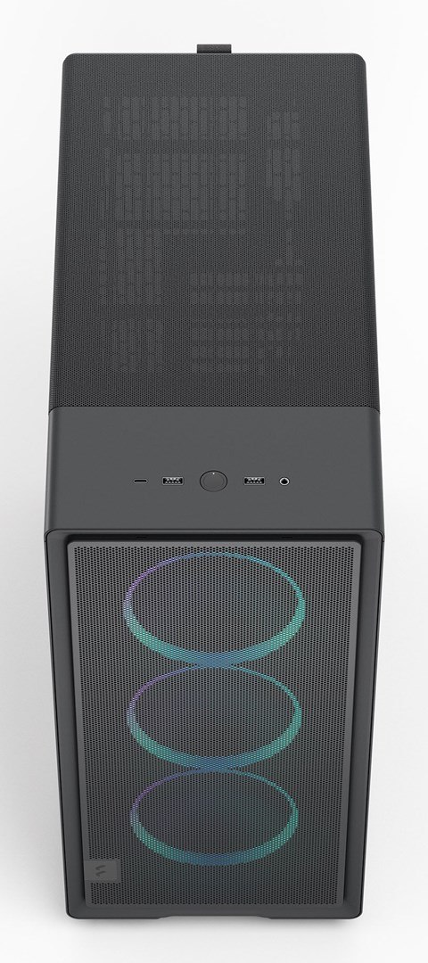 Epoch Black TG RGB Light tint FRACTAL DESIGN