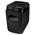 Fellowes AutoMax 150C niszczarka Rozdrabnianie krzyżowe 22 cm Czarny FELLOWES