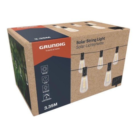 Grundig - Lampki ogrodowe solarne LED 3,35 m Grundig