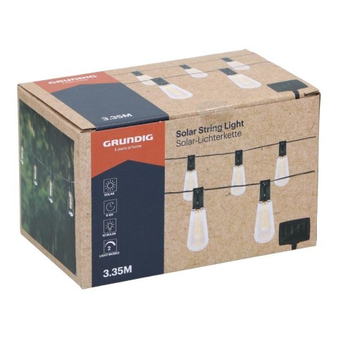 Grundig - Lampki ogrodowe solarne LED 3,35 m Grundig